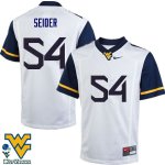 Men's West Virginia Mountaineers NCAA #54 JaHShaun Seider White Authentic Nike Stitched College Football Jersey RQ15N72AZ